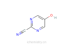 CAS:345642-86-6_2-氰基-5-羟基嘧啶的分子结构