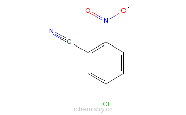 CAS:34662-31-2_5-氯-2-硝基苄腈的分子结构