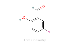 CAS:347-54-6_5-氟水杨醛的分子结构