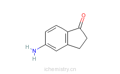 CAS:3470-54-0_5-氨基氢化茚-1-酮的分子结构