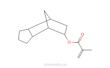 CAS:34759-34-7_甲基丙烯酸三环[5.2.1.02,6]癸-8-基酯的分子结构