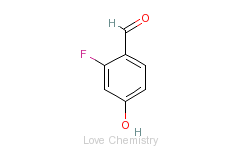 CAS:348-27-6_2-氟-4-羟基苯甲醛的分子结构