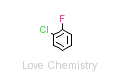 CAS:348-51-6_2-氯氟苯的分子结构