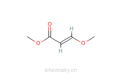 CAS:34846-90-7_3-甲氧基丙烯酸甲酯的分子结构