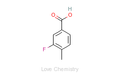 CAS:350-28-7_3-氟-4-甲基苯甲酸的分子结构