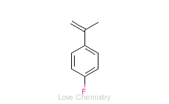 CAS:350-40-3_1-氟-4-(异丙烯基)苯的分子结构