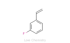 CAS:350-51-6_3-氟苯乙烯的分子结构