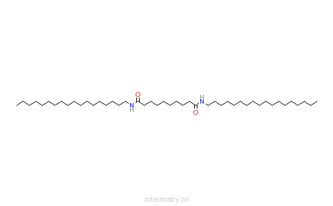 CAS:35081-84-6_N,N'-二(十八烷基)癸二酰胺的分子结构
