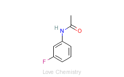 CAS:351-28-0_3-氟乙酰苯胺的分子结构