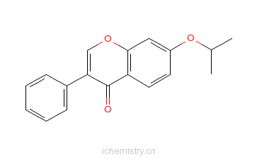 CAS:35212-22-7_7-异丙氧基异黄酮的分子结构