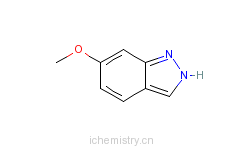CAS:3522-07-4_6-甲氧基-1H-吲唑的分子�Y��