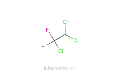 CAS:354-21-2_1,2,2-三氯-1,1-二氟乙烷的分子结构