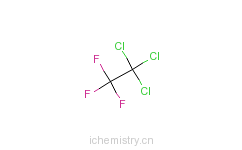 CAS:354-58-5_1,1,1-三氯-2,2,2-三氟乙烷的分子结构