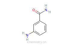 CAS:3544-24-9_3-氨基苯甲酰胺的分子结构