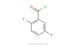 CAS:35730-09-7_2,5-二氟苯甲酰氯的分子结构