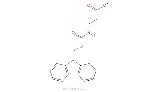 CAS:35737-10-1_FMOC-beta-丙氨酸的分子结构