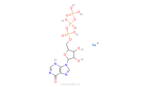 CAS:35908-31-7_肌苷-5'-三磷酸三钠盐的分子结构