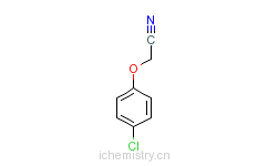 CAS:3598-13-8_4-氯苯氧基乙腈的分子结构