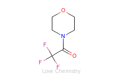 CAS:360-95-2_N-三氟乙酰基吗啉的分子结构