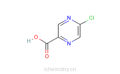 CAS:36070-80-1_5-氯吡嗪-2-羧酸的分子结构