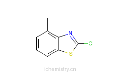 CAS:3622-32-0_2-氯-4-甲基苯并噻唑的分子结构