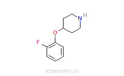 CAS:3623-02-7_4-(2-氟苯氧基)哌啶的分子结构