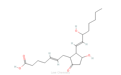 CAS:363-24-6_地诺前列酮的分子结构