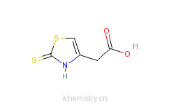 CAS:36365-79-4_2,3-⻯-2--4-Ӣƣ2,3-dihydro-2-thioxo-4-Thiazoleaceticacidķӽṹ