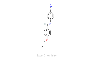 CAS:36405-17-1_4-丁氧基苄基-4-氰基苯胺的分子结构