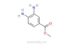 CAS:36692-49-6_3,4-二氨基苯甲酸甲酯的分子结构