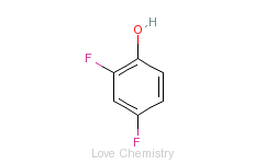 CAS:367-27-1_2,4-二氟苯酚的分子结构
