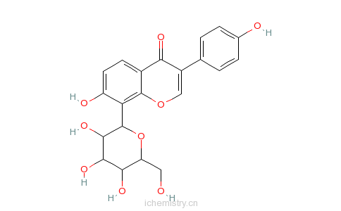 CAS:3681-99-0_葛根素的分子结构