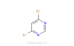CAS:36847-10-6_4,6-二溴嘧啶的分子结构