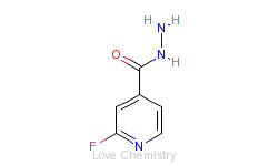 CAS:369-24-4_2-氟异烟肼的分子结构