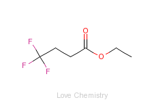 CAS:371-26-6_4,4,4-三氟丁酸乙酯的分子结构