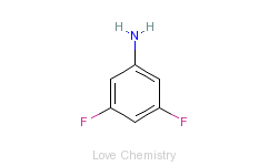 CAS:372-39-4_3,5-二氟苯胺的分子结构