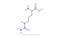 CAS:372-75-8_L-瓜氨酸的分子结构
