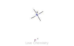 CAS:373-68-2_四甲基氟化铵的分子结构