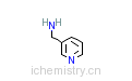 CAS:3731-52-0_3-氨甲基吡啶的分子结构