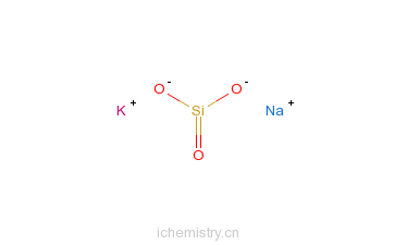 CAS:37328-88-4_硅酸钾钠的分子结构