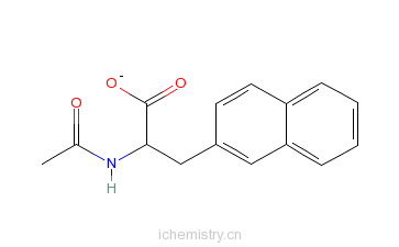 CAS:37440-01-0_(R)-N-乙酰基-beta-萘基丙氨酸的分子结构