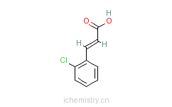 CAS:3752-25-8_邻氯肉桂酸的分子结构