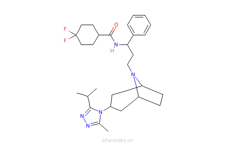 CAS:376348-65-1_Maravirocķӽṹ