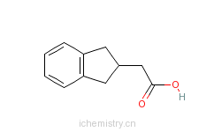 CAS:37868-26-1_2-茚满基乙酸的分子结构