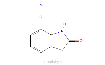 CAS:380427-40-7_2-Oxo-1,3-dihydroindole-7-carbonitrileķӽṹ