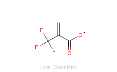 CAS:381-98-6_2-(三氟甲基)丙烯酸的分子结构