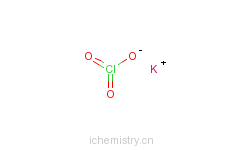 CAS:3811-04-9_氯酸钾的分子结构