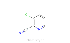 CAS:38180-46-0_3-氯-2-氰基吡啶的分子结构