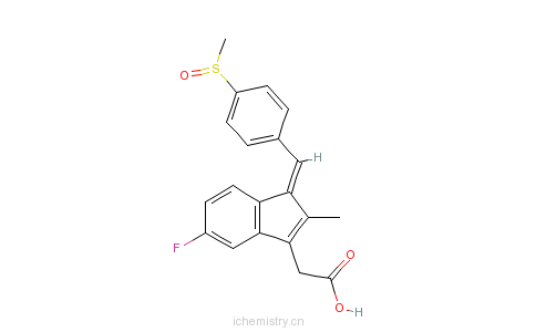 CAS:38194-50-2_舒林酸的分子结构