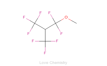 CAS:382-26-3_1,1,3,3,3-五氟-2-三氟甲基丙基甲基醚的分子结构